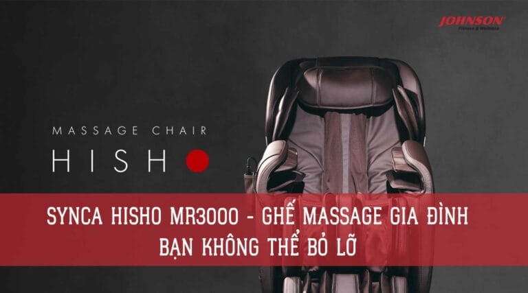 Synca Hisho MR3000 - Chiếc ghế massage gia đình bạn không thể bỏ lỡ