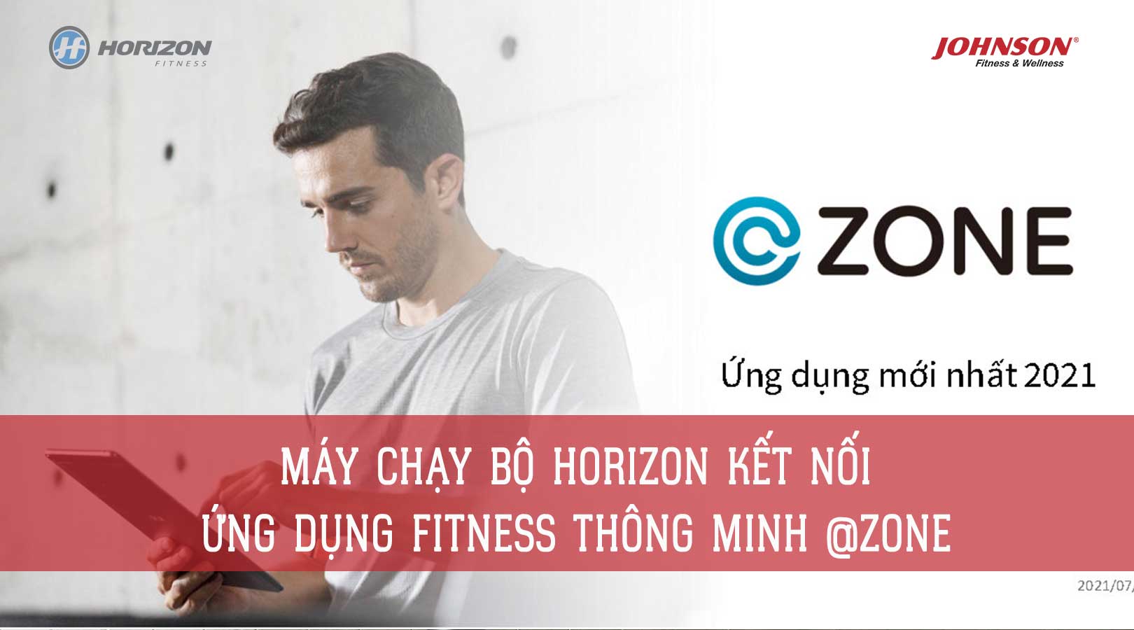 Máy chạy bộ Horizon kết nối ứng dụng fitness thông minh @ZONE